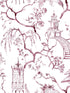 Serena Chinoiserie fabric in plum color - pattern number 4120-26806 - by A Street Prints in the Middleton collection