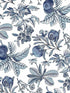 Cecilia Fruit fabric in blue color - pattern number 4120-26811 - by A Street Prints in the Middleton collection