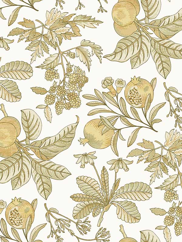 Cecilia Fruit fabric in honey color - pattern number 4120-26813 - by A Street Prints in the Middleton collection
