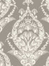 Arlie Botanical Damask fabric in grey color - pattern number 4120-26816 - by A Street Prints in the Middleton collection