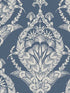 Arlie Botanical Damask fabric in indigo color - pattern number 4120-26817 - by A Street Prints in the Middleton collection