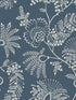 Maeve Jacobean Trail wallpaper in dark blue color - pattern number 4120-26822 - by A Street Prints in the Middleton collection