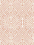 Lyon Geometric Key fabric in coral color - pattern number 4120-26848 - by A Street Prints in the Middleton collection