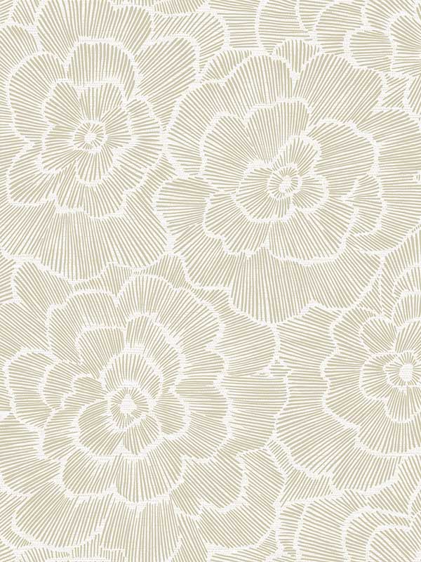 Periwinkle Textured Floral fabric in stone color - pattern number 4120-26852 - by A Street Prints in the Middleton collection