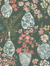 Harper Floral Vase wallpaper in green color - pattern number 4120-72000 - by A Street Prints in the Middleton collection
