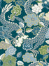 Yanci Dragon wallpaper in teal color - pattern number 4120-72008 - by A Street Prints in the Middleton collection