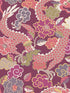 Yanci Dragon wallpaper in plum color - pattern number 4120-72009 - by A Street Prints in the Middleton collection