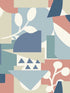 Cut Outs wallpaper in blue color - pattern number OI0674 - by York in the New Origins collection