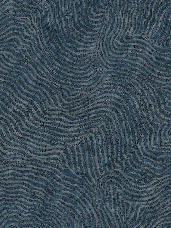 Modern Wood wallpaper in indigo color - pattern number OI0714 - by York in the New Origins collection