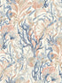 Kelp Garden Tropical Reef fabric in coral color - pattern number 4071-71000 - by Chesapeake in the Blue Heron collection