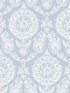 Helm Damask Floral Medallion fabric in light blue color - pattern number 4071-71019 - by Chesapeake in the Blue Heron collection