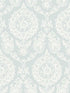 Helm Damask Floral Medallion fabric in aqua color - pattern number 4071-71023 - by Chesapeake in the Blue Heron collection