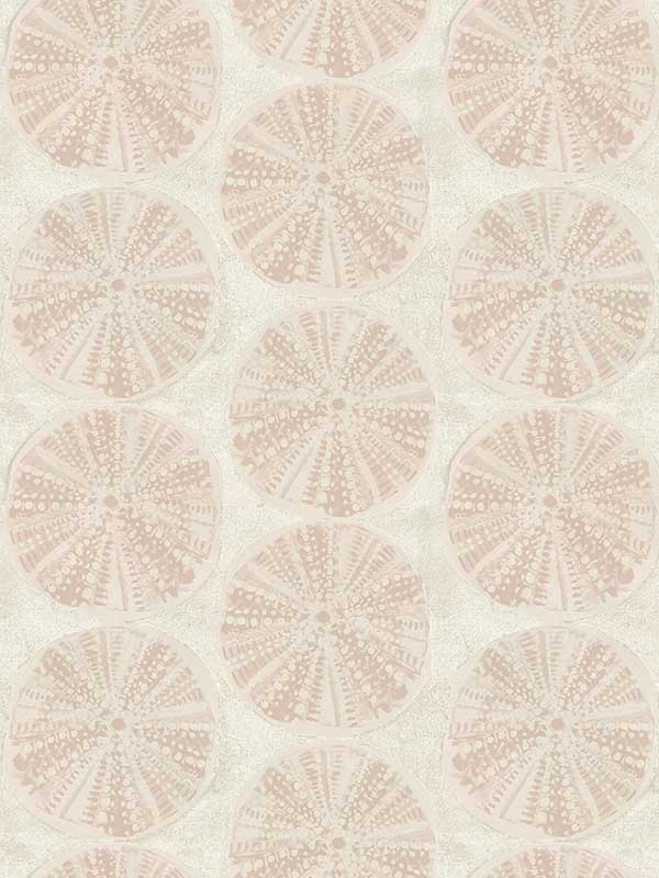Biscuit Sand Dollar fabric in peach color - pattern number 4071-71026 - by Chesapeake in the Blue Heron collection