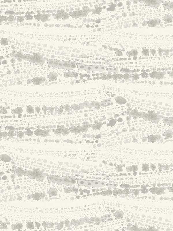 Rannell Abstract Scallop wallpaper in grey color - pattern number 4071-71045 - by Chesapeake in the Blue Heron collection