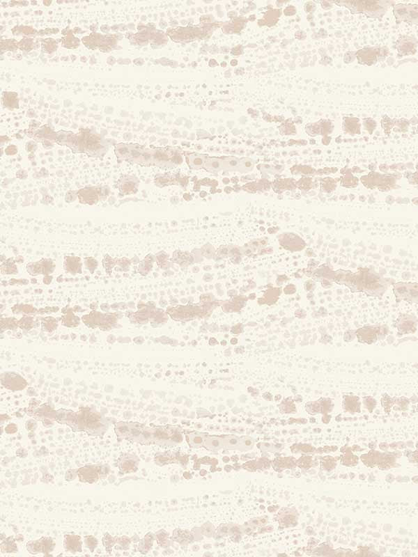 Rannell Abstract Scallop wallpaper in peach color - pattern number 4071-71047 - by Chesapeake in the Blue Heron collection