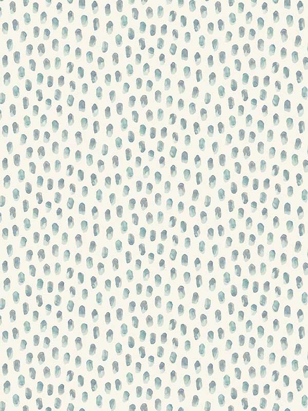 Sand Drips Painted Dots wallpaper in aqua color - pattern number 4071-71061 - by Chesapeake in the Blue Heron collection