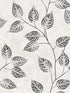 Branch Trail Silhouette fabric in black and white color - pattern number EW10820 - by Seabrook in the White Heron collection