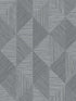 Diamond Inlay wallpaper in charcoal grass color - pattern number EW11700 - by Seabrook in the White Heron collection