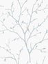 Branching Out wallpaper in slate blue color - pattern number EW11802 - by Seabrook in the White Heron collection