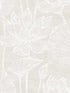 Water Lilies wallpaper in antique pearl color - pattern number EW12007 - by Seabrook in the White Heron collection
