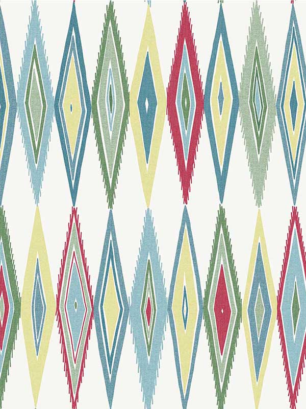 Bowfin fabric in fruit medley color - pattern number WTK20001.WT.0 - by Winfield Thybony in the The Keys collection