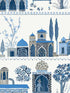 Medina wallpaper in azraq color - pattern number WTK20112.WT.0 - by Winfield Thybony in the The Keys collection