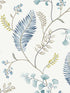 El Monte fabric in aquamarine color - pattern number WTK20302.WT.0 - by Winfield Thybony in the The Keys collection