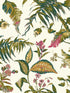 Fiji Garden fabric in white and teal color - pattern number AT7092 - by York in the Inspired by Color Earthy Tones collection