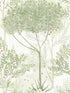 Orchard wallpaper in white and green color - pattern number MN1822 - by York in the Inspired by Color Earthy Tones collection