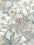 Flowering Desert wallpaper in black color - pattern number ON1611 - by York in the Inspired by Color Earthy Tones collection