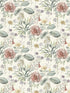 Midsummer Floral wallpaper in coral color - pattern number TL1919 - by York in the Inspired by Color Earthy Tones collection