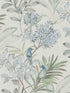 Handpainted Songbird wallpaper in turquiose color - pattern number TL1926 - by York in the Inspired by Color Earthy Tones collection