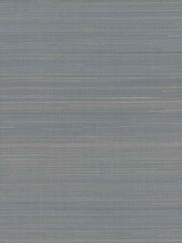 Abaca Weave fabric in blue color - pattern number GL0503 - by York in the Inspired by Color Grasscloth II collection