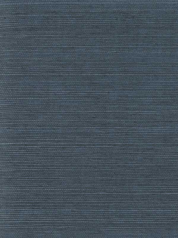 Makasa Sisal fabric in navy color - pattern number VG4405 - by York in the Inspired by Color Grasscloth II collection