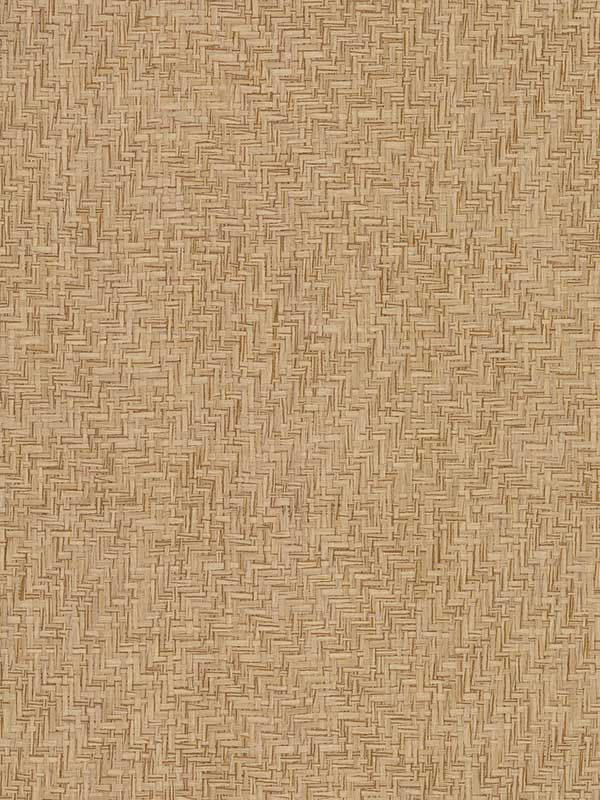 Interlocking Weave Sisal Grasscloth wallpaper in brown color - pattern number VG4420 - by York in the Inspired by Color Grasscloth II collection