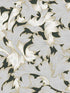 Acanthus Toss fabric in black and grey color - pattern number NV5510 - by York in the Inspired by Color Shimmering Finishes collection