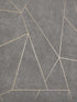 Nazca fabric in dark grey and gold color - pattern number NW3502 - by York in the Inspired by Color Shimmering Finishes collection