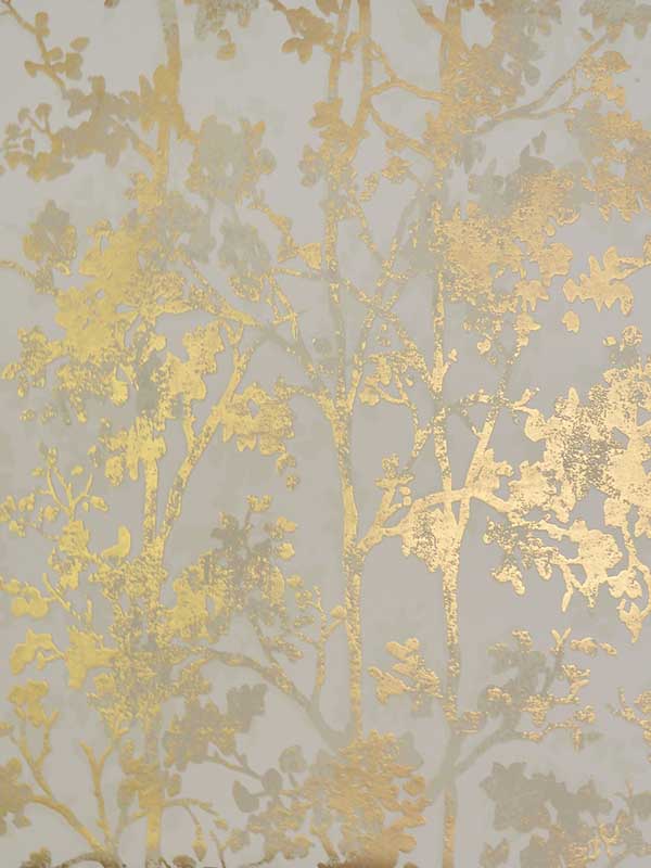 Shimmering Foliage fabric in almond and gold color - pattern number NW3582 - by York in the Inspired by Color Shimmering Finishes collection