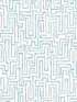 Ramble Geometric fabric in blue color - pattern number 4121-25701 - by A Street Prints in the Mylos collection