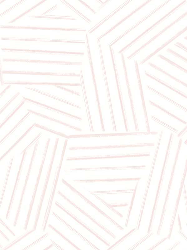 Helene Geometric Lines fabric in pink color - pattern number 4121-26902 - by A Street Prints in the Mylos collection