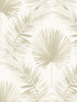 Calla Painted Palm fabric in taupe color - pattern number 4121-26913 - by A Street Prints in the Mylos collection
