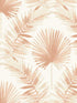 Calla Painted Palm fabric in rust color - pattern number 4121-26914 - by A Street Prints in the Mylos collection