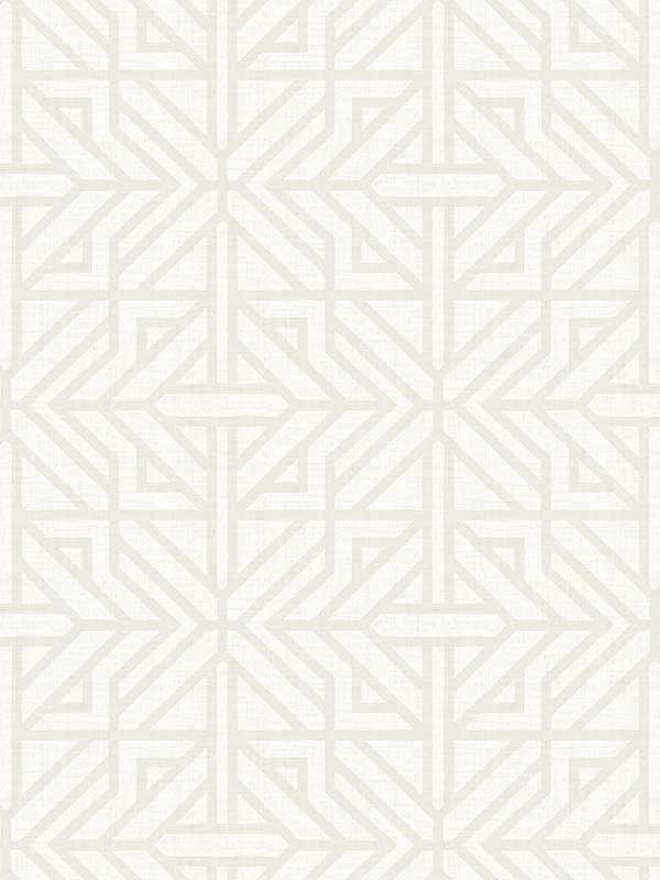 Hesper Geometric wallpaper in ivory color - pattern number 4121-26929 - by A Street Prints in the Mylos collection