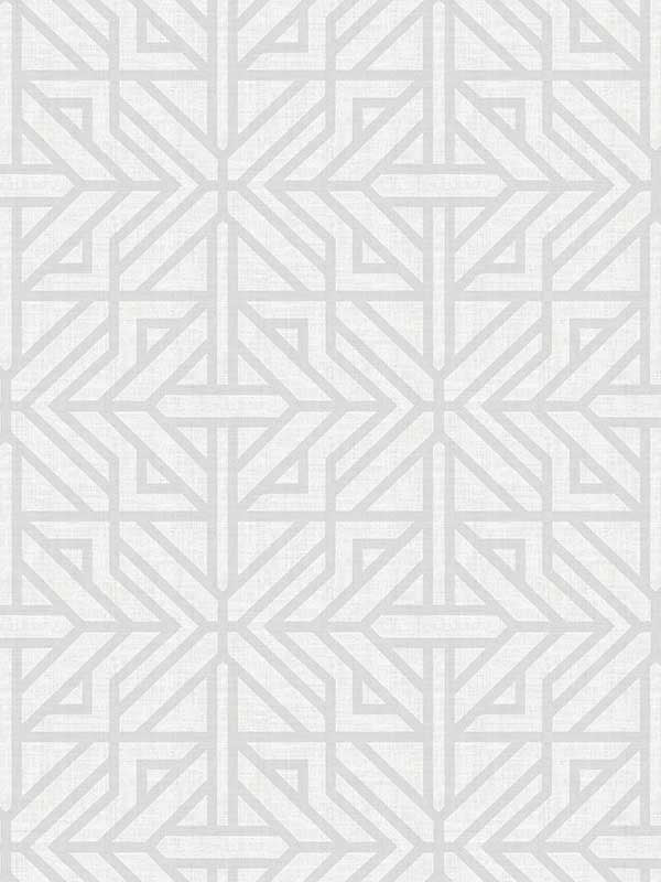 Hesper Geometric wallpaper in grey color - pattern number 4121-26931 - by A Street Prints in the Mylos collection