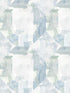 Perrin Gem Geometric wallpaper in blue color - pattern number 4121-26946 - by A Street Prints in the Mylos collection