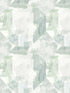 Perrin Gem Geometric wallpaper in sea green color - pattern number 4121-26947 - by A Street Prints in the Mylos collection