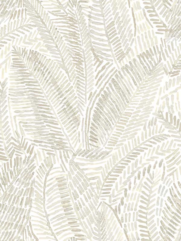Fildia Botanical wallpaper in taupe color - pattern number 4121-26950 - by A Street Prints in the Mylos collection