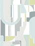 Odele Geometric Archways wallpaper in sky blue color - pattern number 4121-72200 - by A Street Prints in the Mylos collection