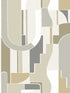 Odele Geometric Archways wallpaper in honey color - pattern number 4121-72203 - by A Street Prints in the Mylos collection
