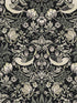 Fragaria Garden fabric in blacksmith color - pattern number ET11200 - by Seabrook in the Legacy Prints collection
